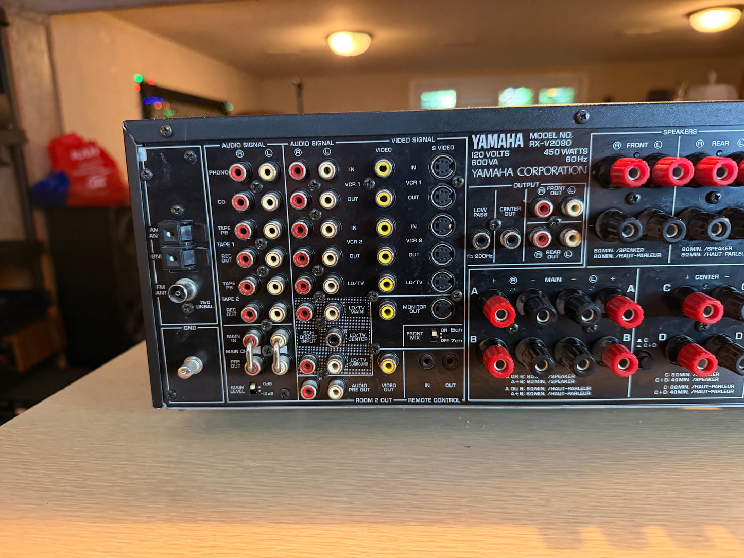 Yamaha RX-V2090 Natural Sound Stereo Receiver Cinema DSP 100WPC MONSTER Serviced