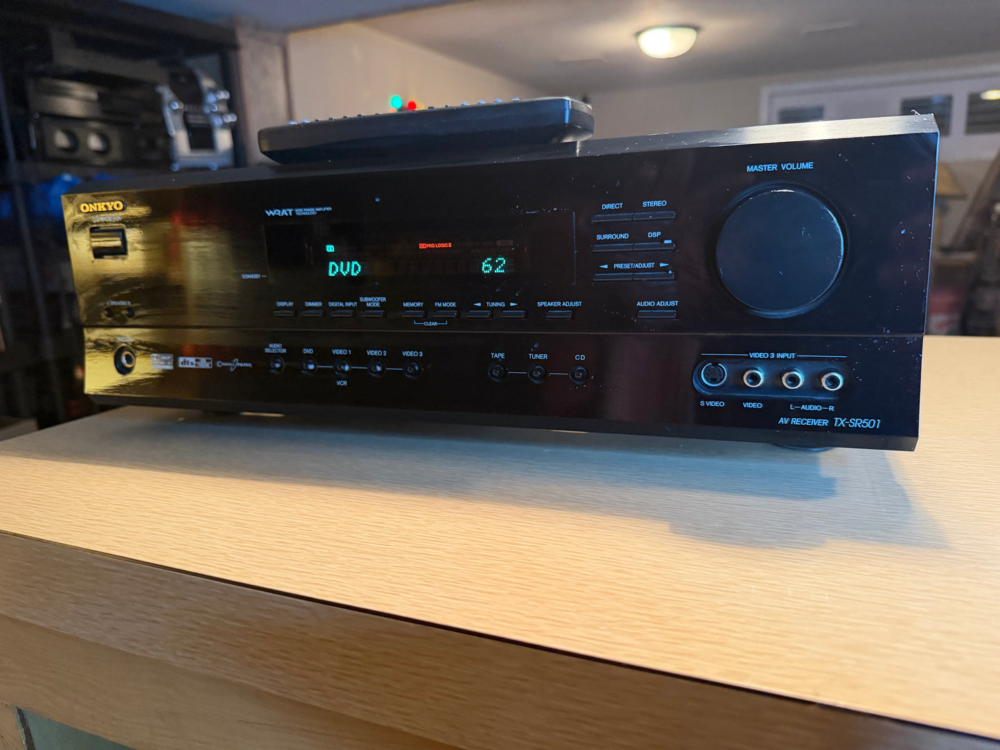 Onkyo TX‑SR501 6.1-Channel Home Theater Receiver FRESH SERVICE W/ Remote Bundle