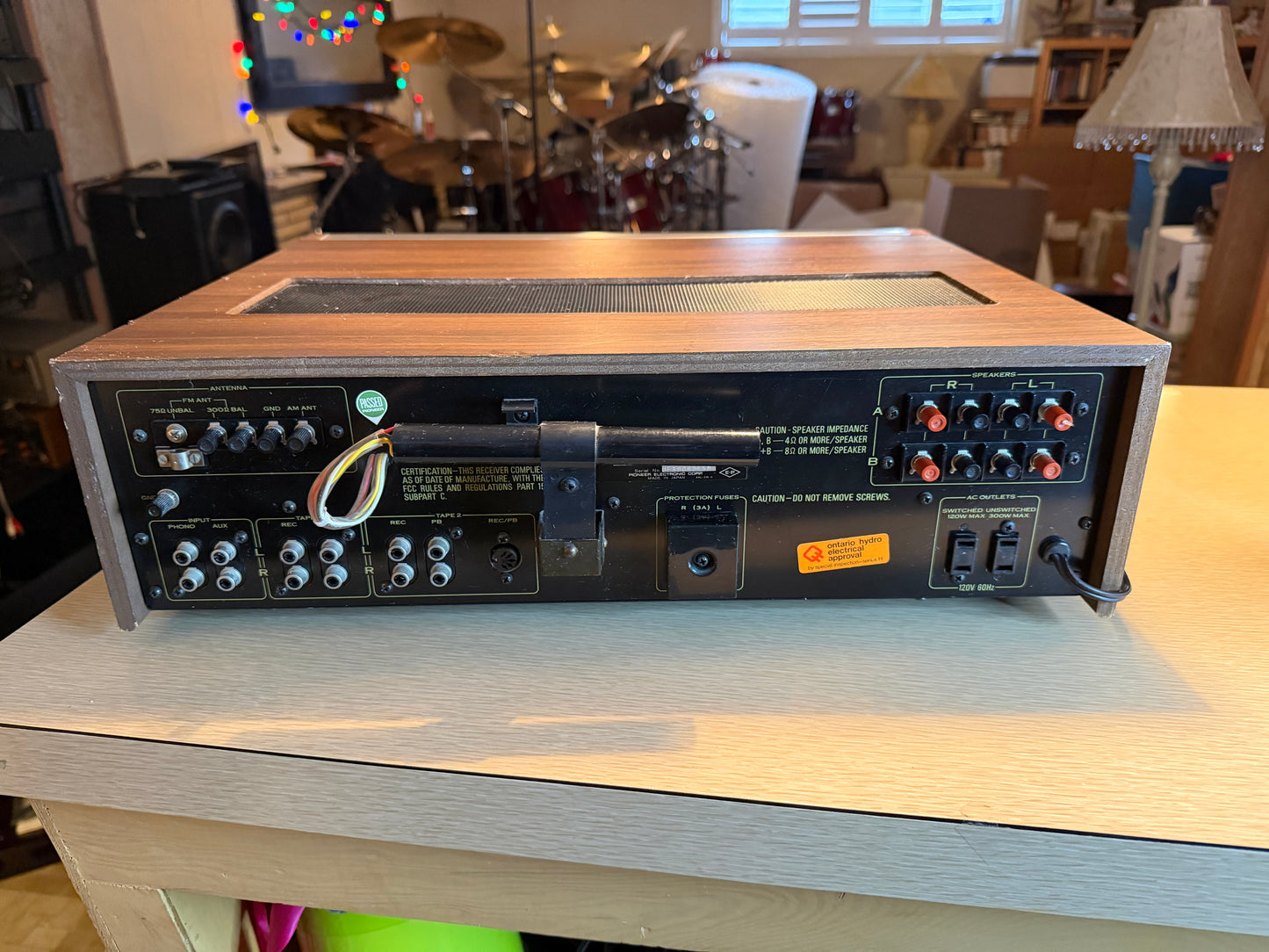 Vintage Pioneer SX-535, 20W AM/FM Stereo Receiver Serviced Works & Cleaned🎶💎