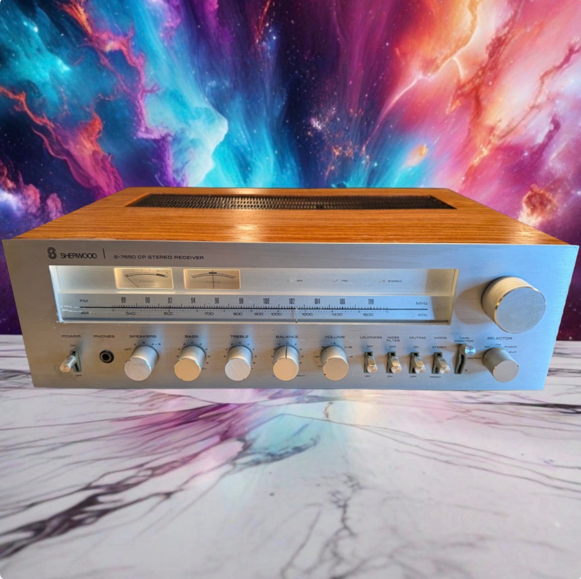 Vintage Sherwood S-7650 CP Stereo Receiver Amplifier  Fresh Servicing V RARE🔥🎶