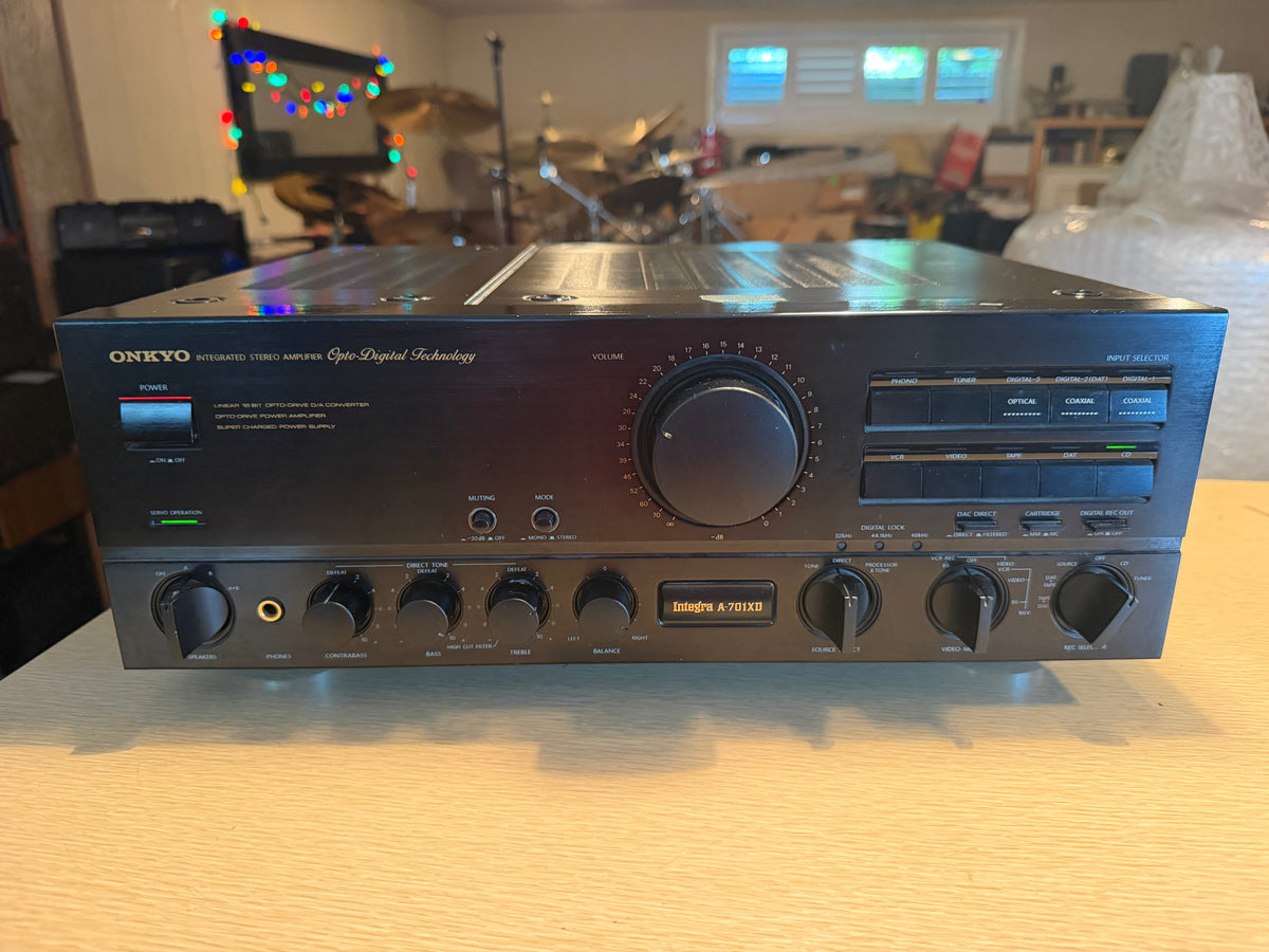 Onkyo Integra A-701XD MONSTER 105WPC Integrated Amplifer Very Rare Fresh Service