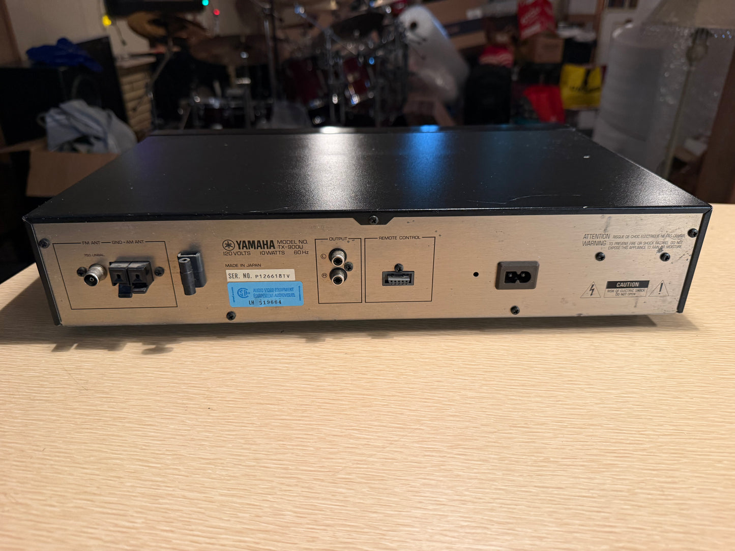 Yamaha TX-900U High Model AM/FM Stereo Tuner Tested Great Working