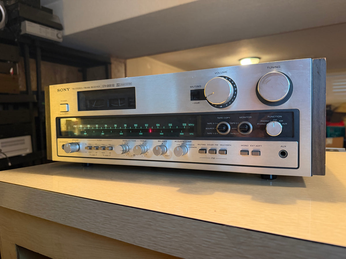 SONY STR-6800SD Hi-Fi Stereo RECEIVER Amplifier True 80WPC Beast Serviced Rare🔥