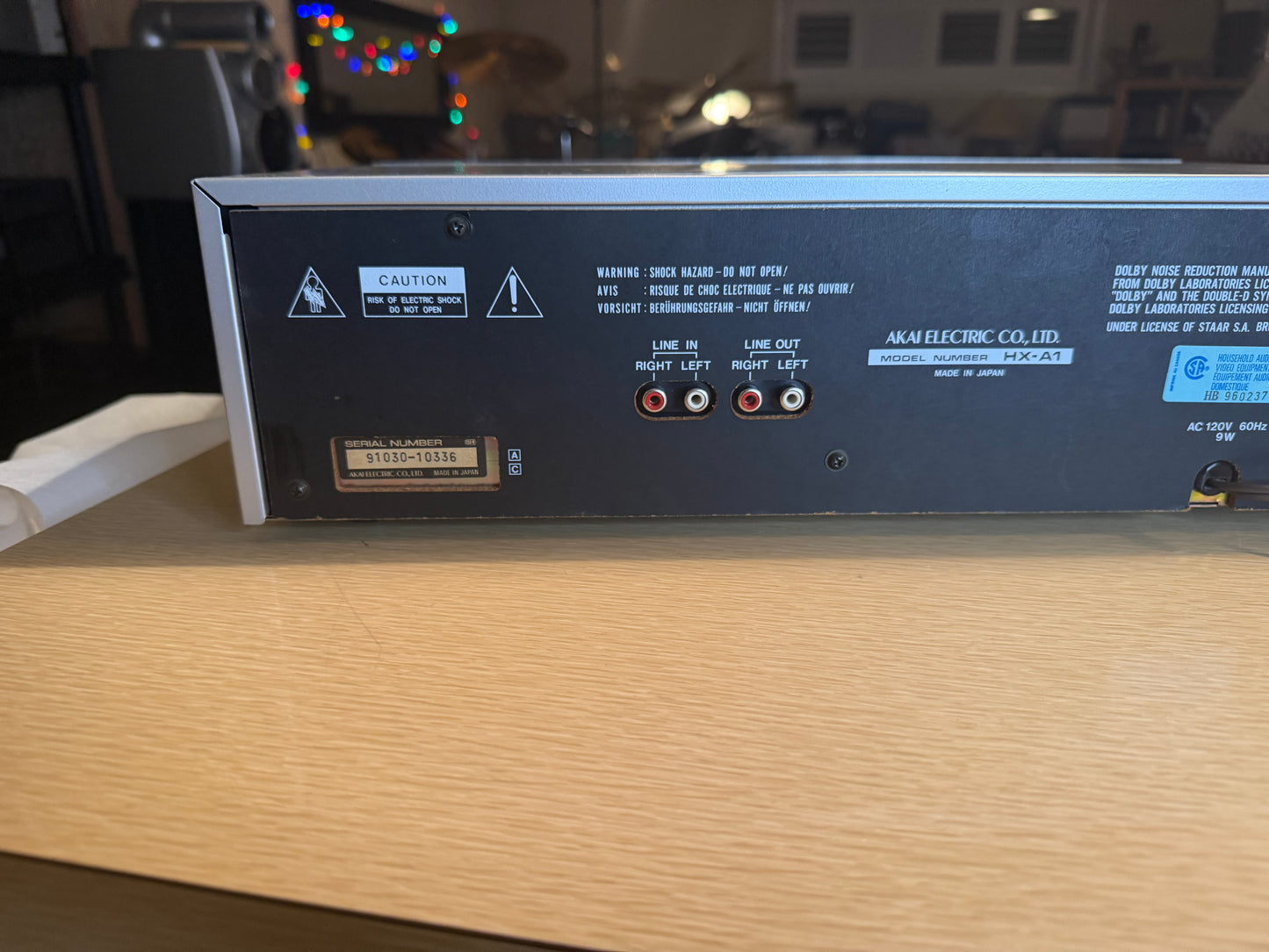 Akai HX-A1 Stereo Cassette Deck player recorder FRESH SERVICING WORKS GREAT🎶🔥