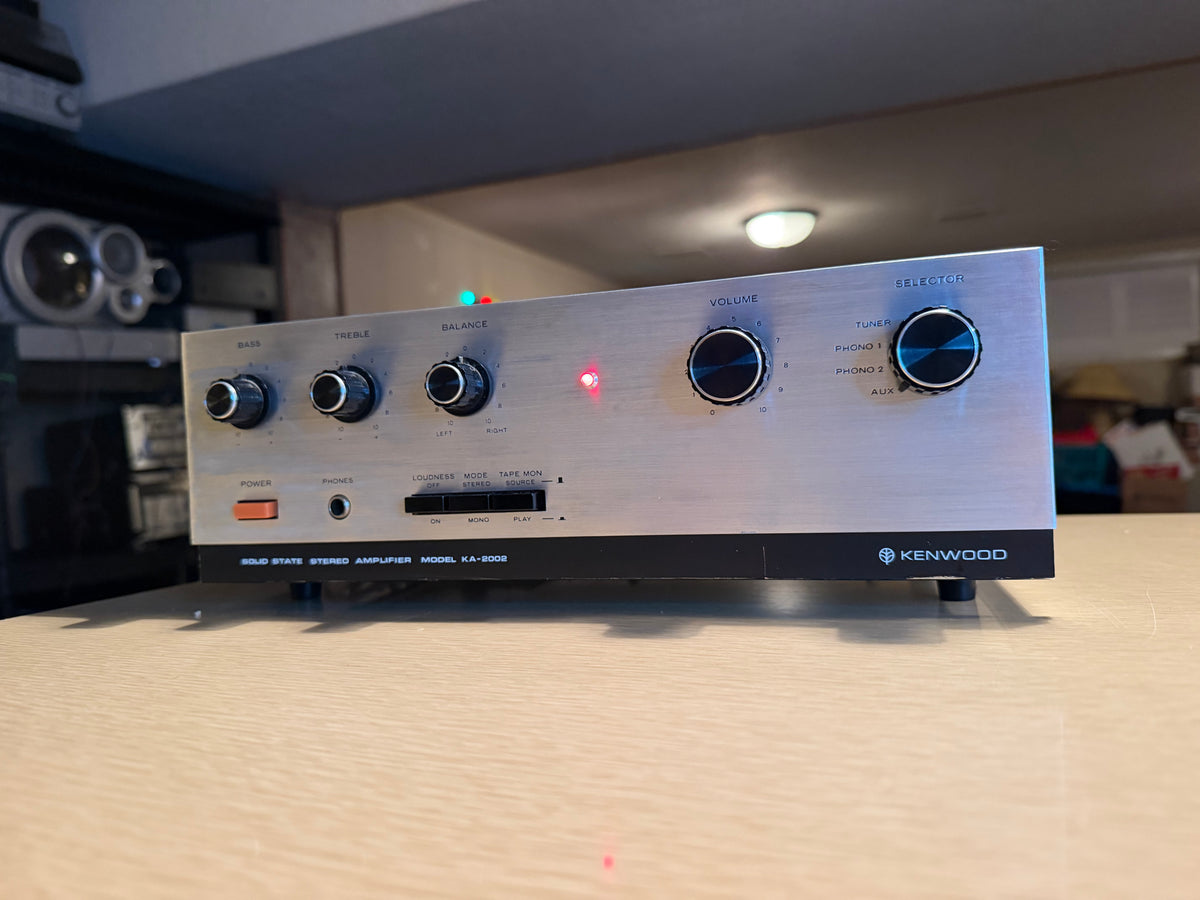 Vintage Kenwood Amplifier Model KA-2002 Full Fresh Servicing Very Rare Beauty🎶