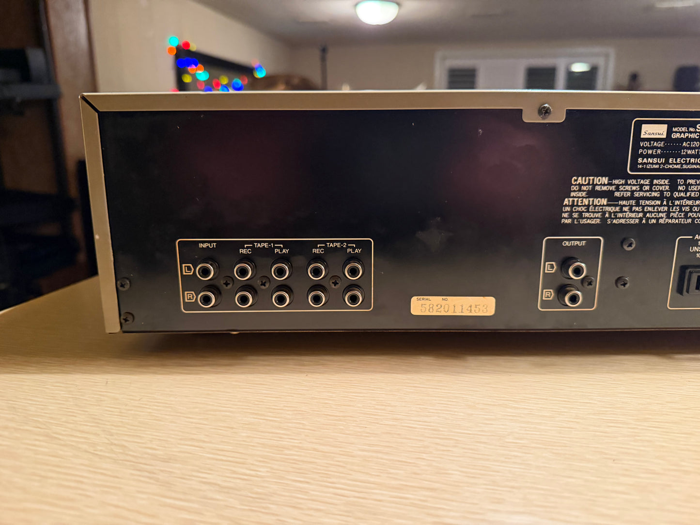Sansui SE-8 Graphic Equalizer Blue-Light Spectrum Analyzer NEW Bulbs SERVICED🎶