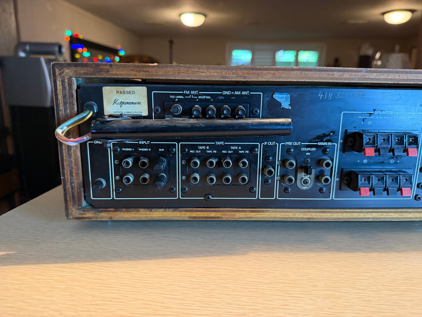 Vintage Yamaha CR-600 Natural Sound Stereo Receiver  Serviced & Cleaned Beauty🎶