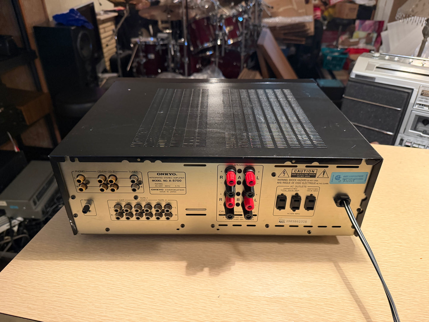 Onkyo Integra A-8700 Stereo Integrated Amplifier Full Fresh Service 105 WPC🔥🎶