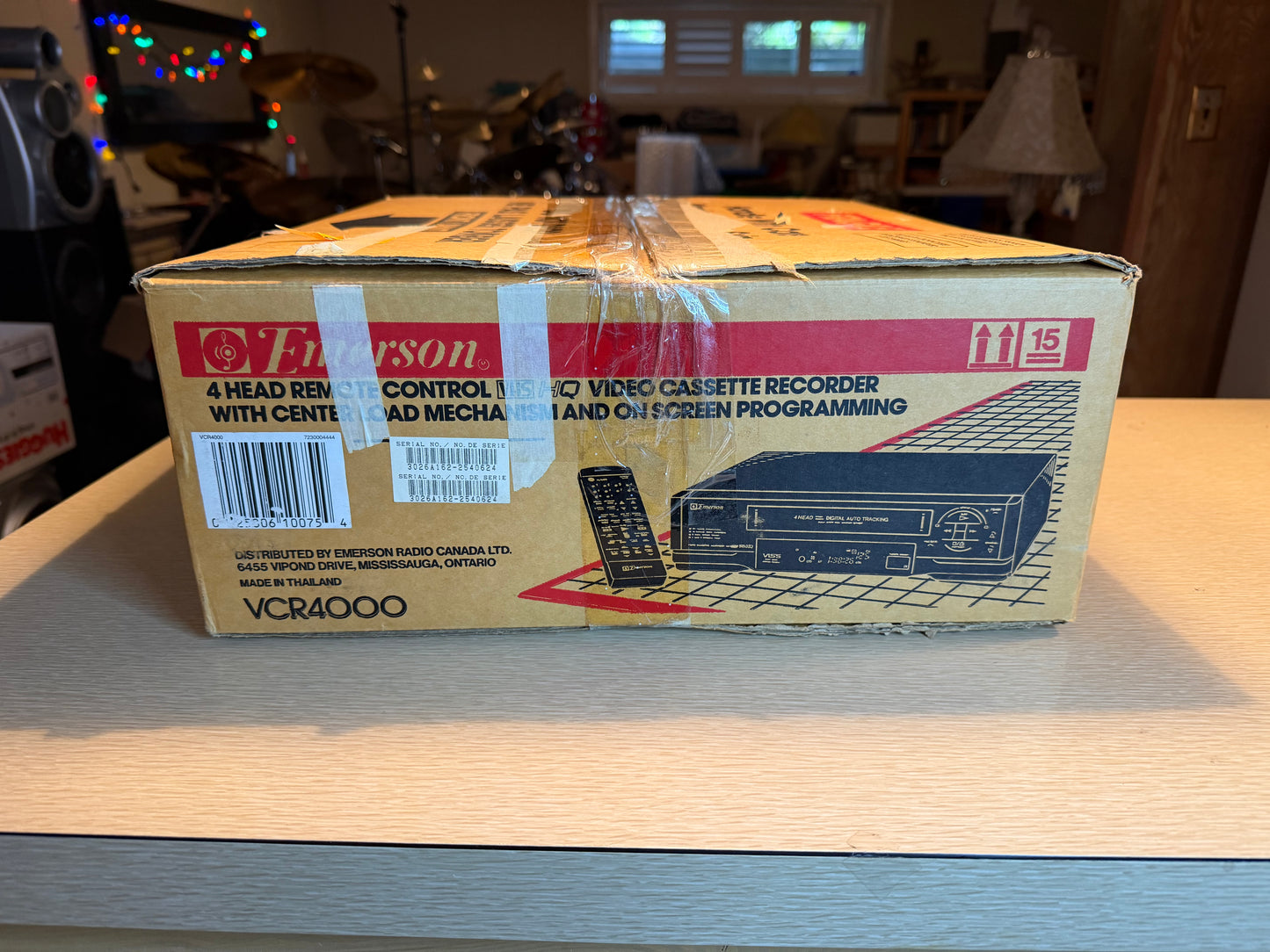 Emerson VCR4000 VHS VCR 1994 w/ Box Remote BRAND NEW IN BOX EXTREMELY RARE🔥