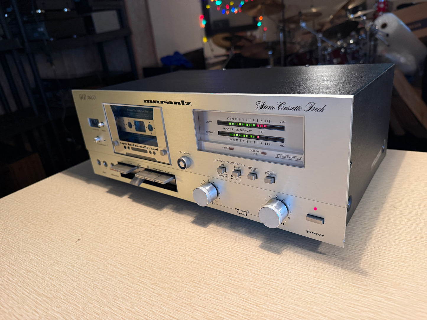 VINTAGE Marantz SD3000 Stereo Cassette Deck  Near Mint Fresh Service Rare Gold🔥