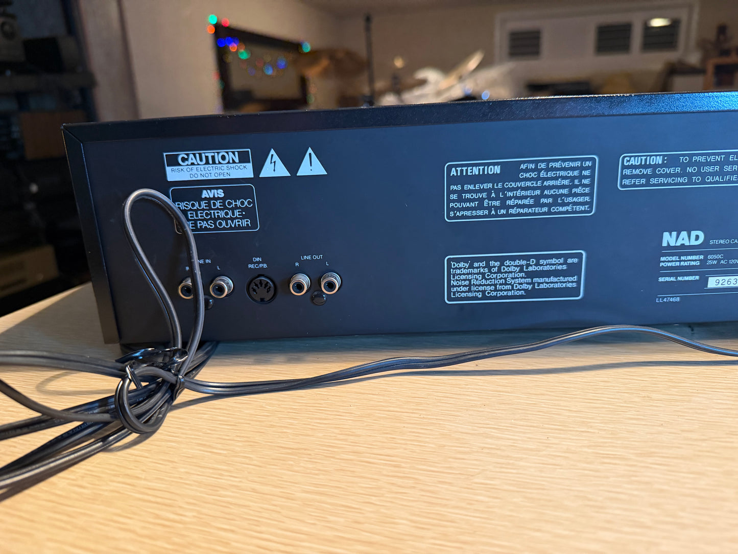 NAD 6050C High Fidelity Audiophile Cassette Deck Near Mint Fresh Servicing🔥🎶