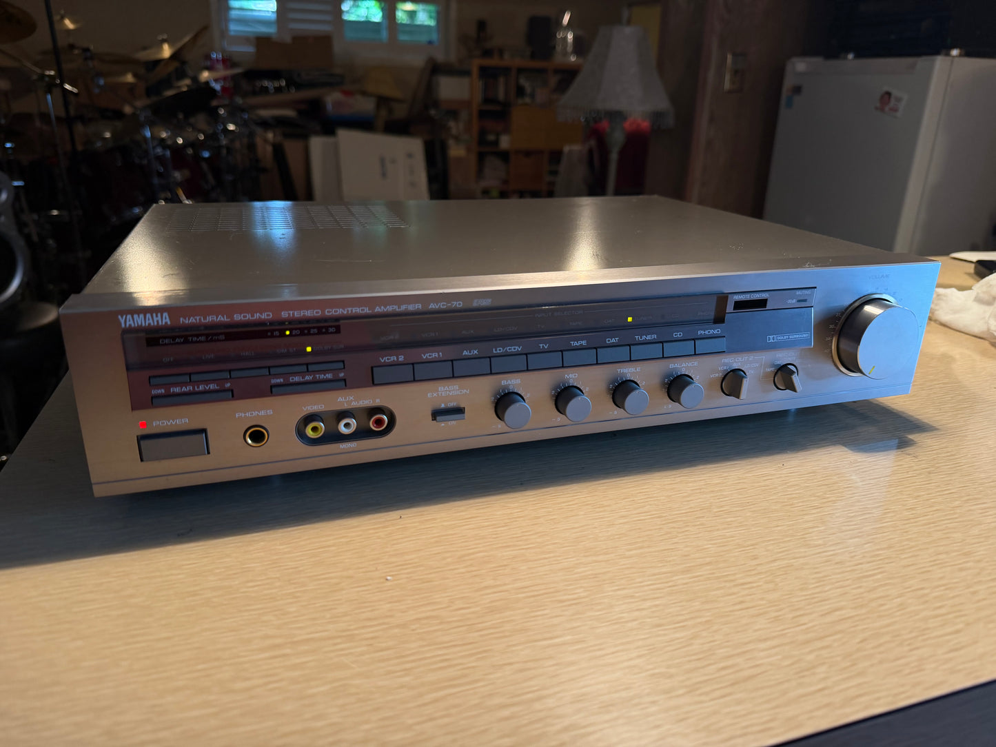 Yamaha AVC-70 Pre-Amp With Remote Control Excellent FRESHLY Serviced High End🎶