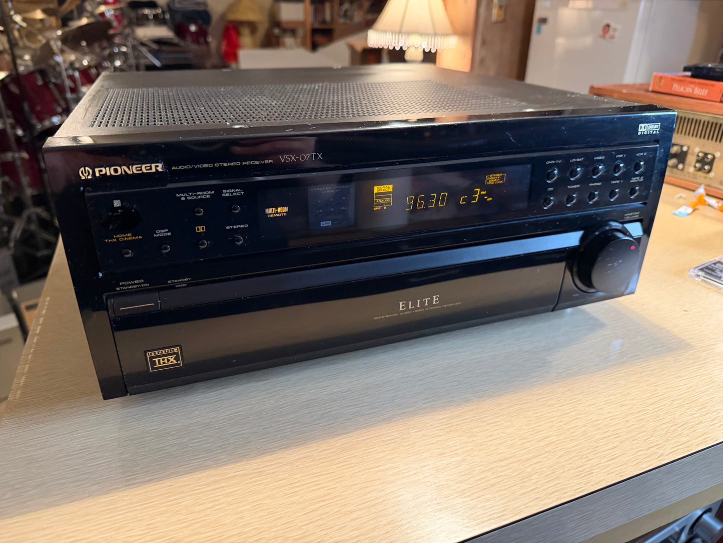 Vintage Pioneer VSX-07TX Elite Multi-Channel Receiver W/ THX Surround SERVICED🔥