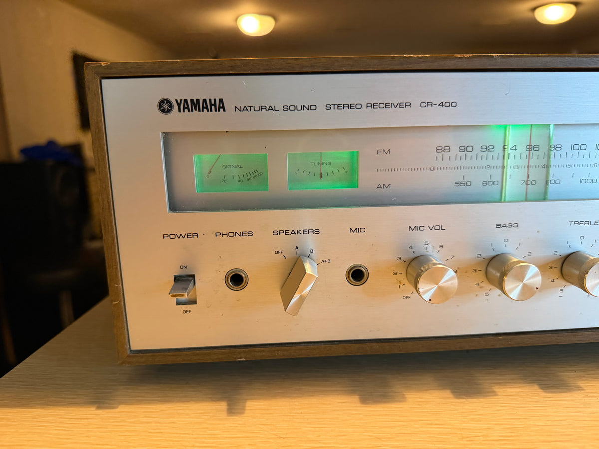 Vintage Yamaha CR-400 Natural Sound Receiver Excellent Fresh Service LED Upgrade
