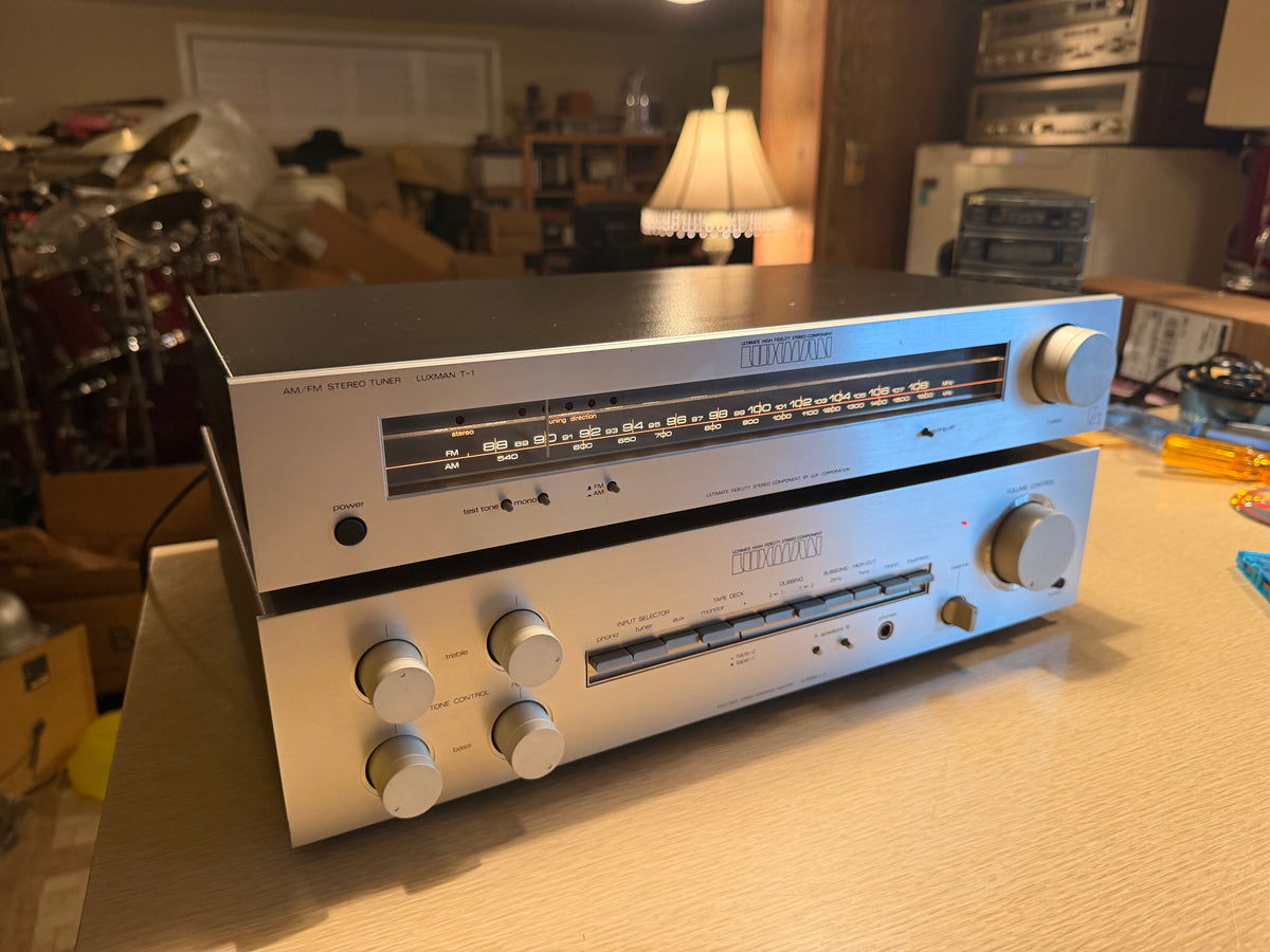 Luxman L-3 Solid State Integrated Amplifier w/ Stereo Tuner T-1 Fresh Service🔥
