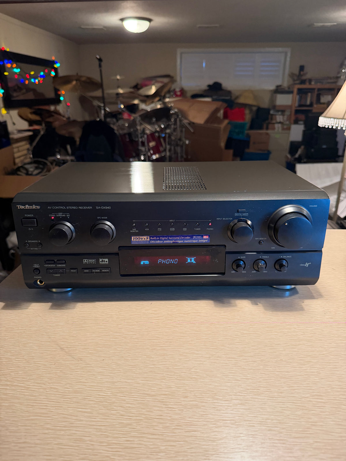 Technics SA-DX940 AV Control Stereo Receiver Vintage 1990's 100WPC Fresh Service