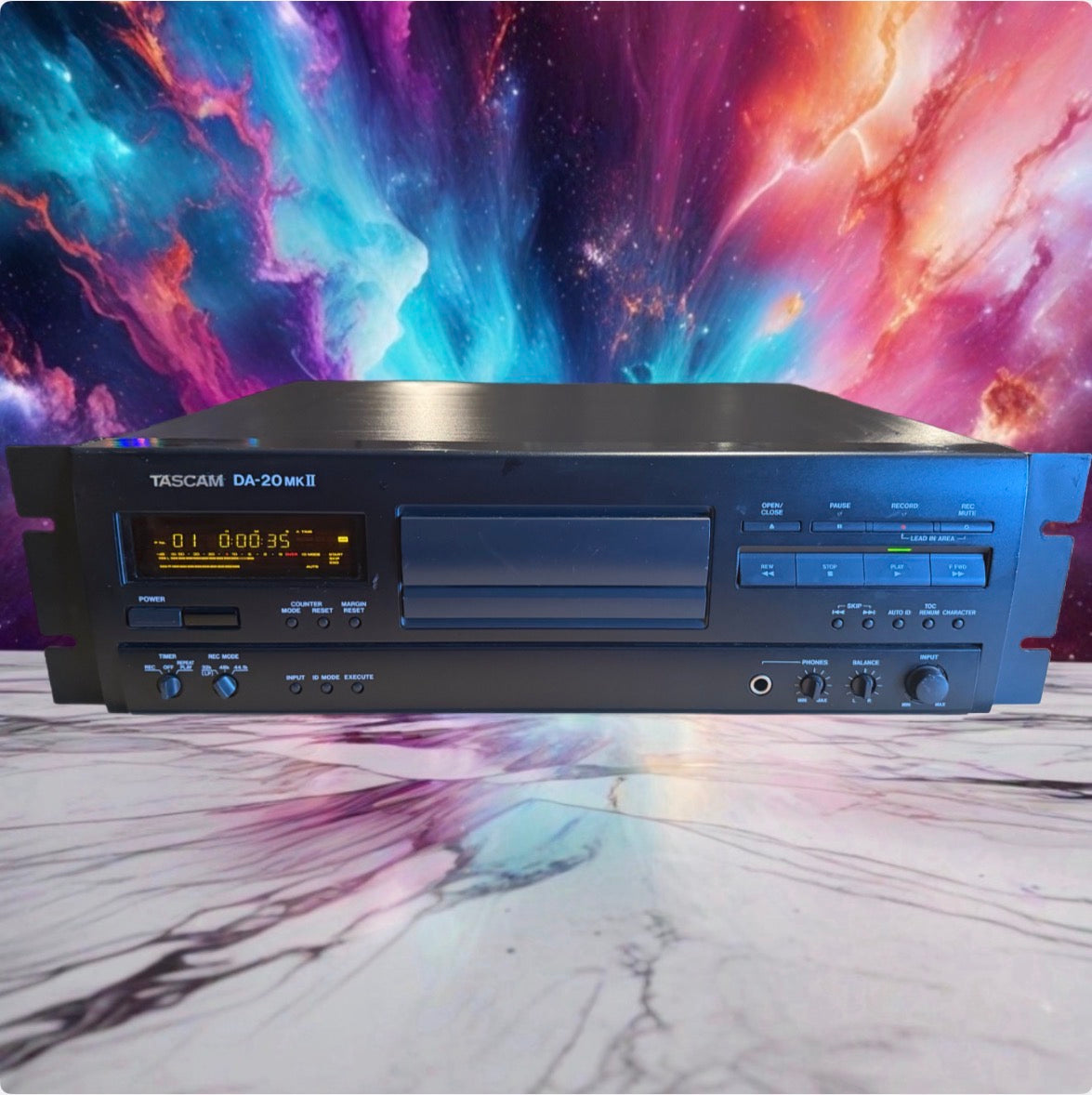 TASCAM DA-20 MKII Professional DAT Recorder | Full Fresh Service Rare Beauty🔥🎶