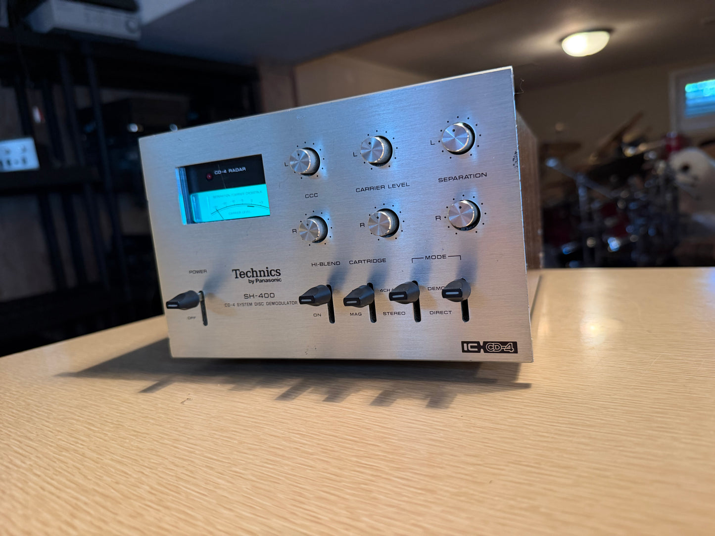 Technics SH-400 CD-4 Quad Disc Demodulator Quadraphonic Freshly Serviced Rare🔥