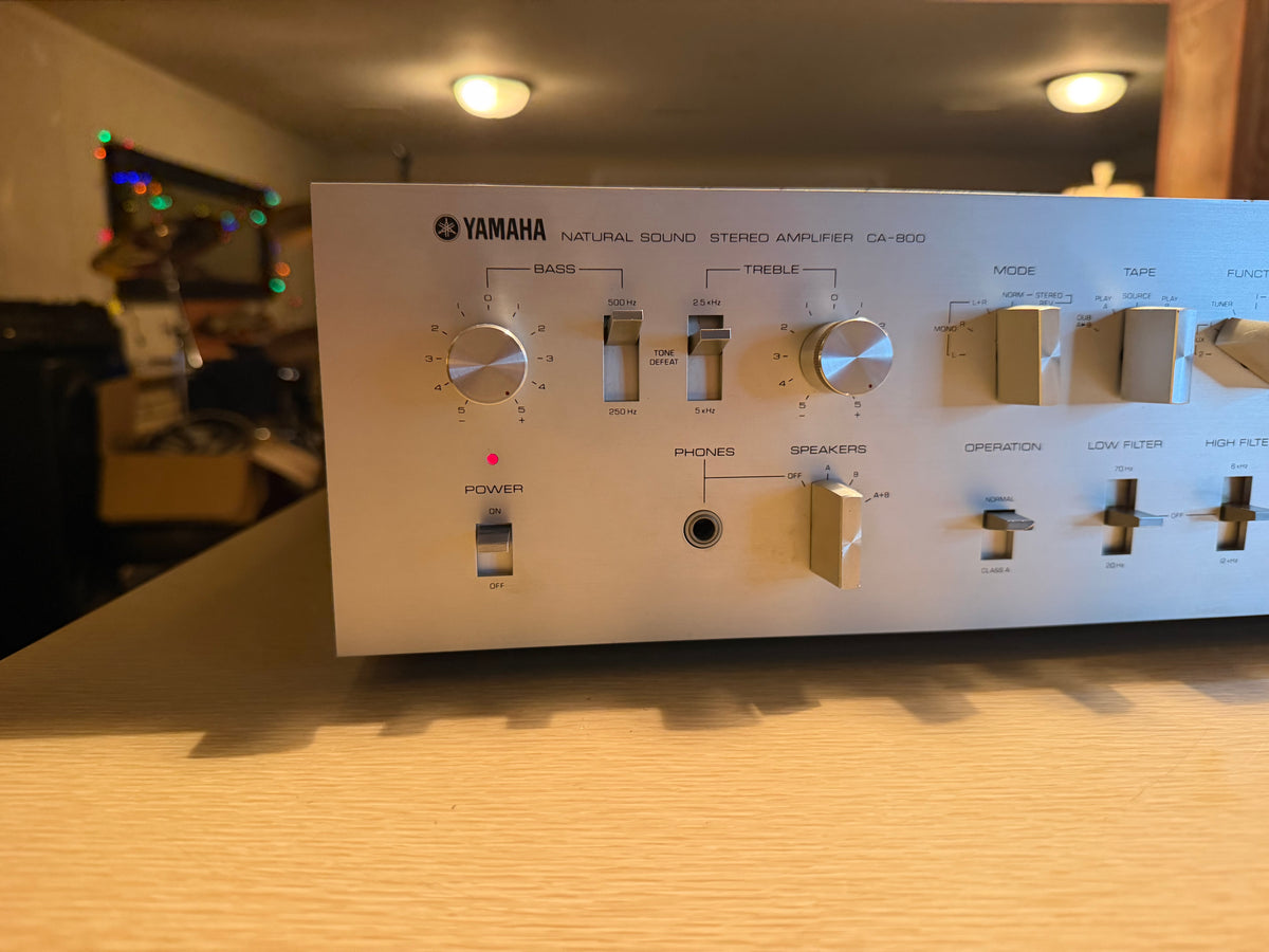 Vintage Mid 1970s Yamaha CA-800 Integrated Stereo Amplifier Pro Service N Mint🔥