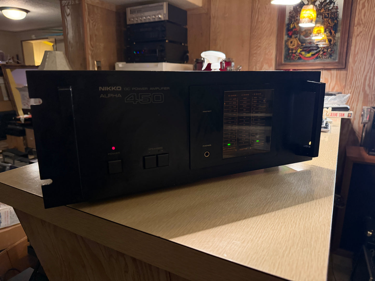Nikko Alpha 450 Stereo 220WPC MONSTER 👹 Power Amplifier FRESH Full Service🔥🎶