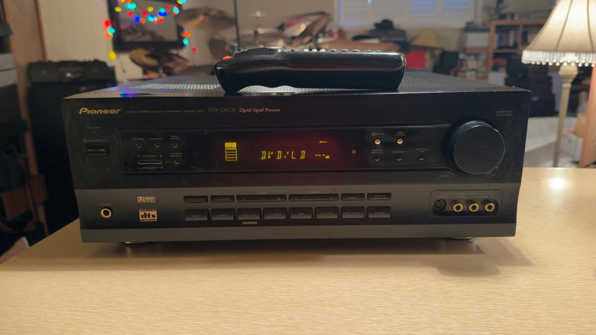 Vintage Pioneer VSX-D608 500 Watt Av Receiver – Home Theatre Stereo Serviced🔥🎶