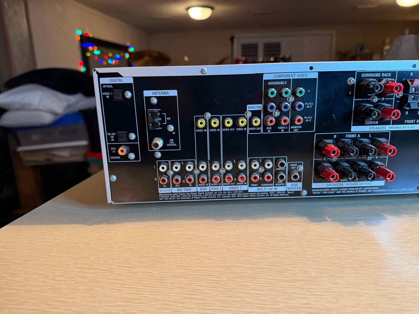 Sony STR-DE598 Digital Audio/Video Control Center Receiver TESTED Phono RDS 6 Ch