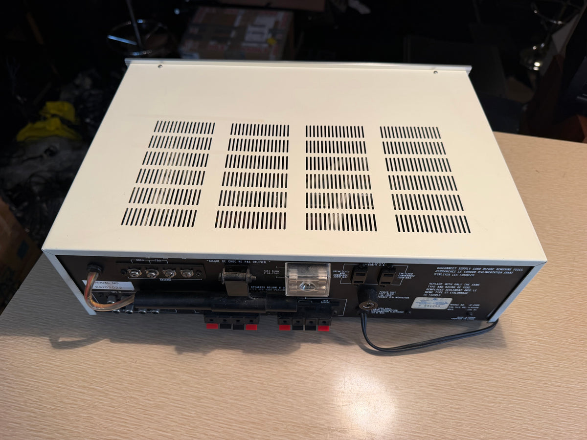 Vintage ICC IC-200R AM/FM Receiver Integrated Amplifier Silver Serviced V Rare🔥
