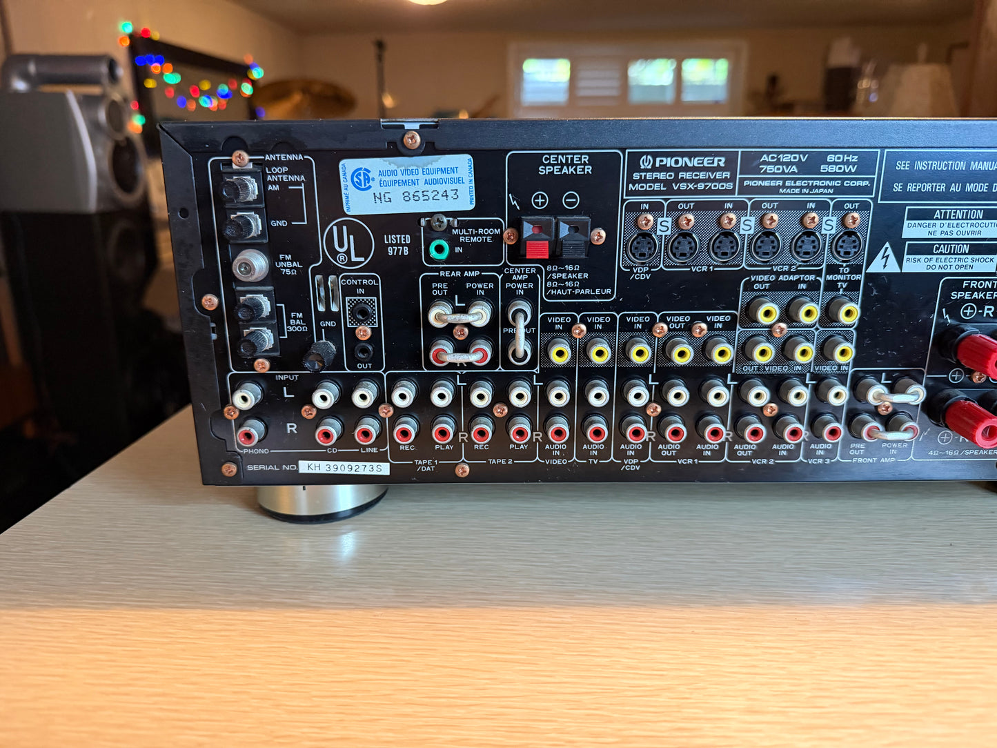 PIONEER VSX-9700S Audio/Video Stereo Receiver Dolby Surround FRESH SERVICE Wow🔥
