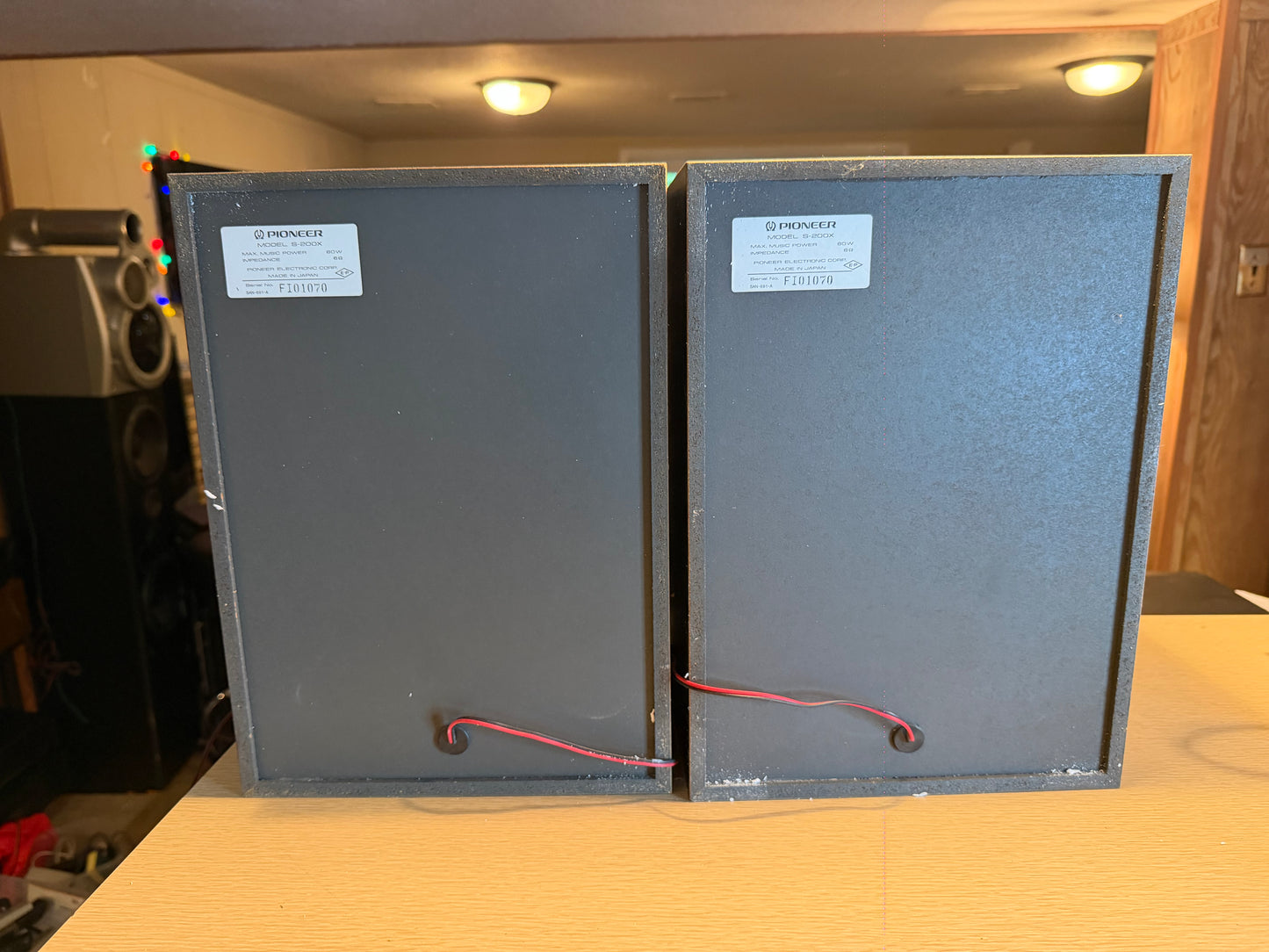 Pioneer S-200 Speakers Vintage Rare W/ Box Tested Working Sound Great Audiophile