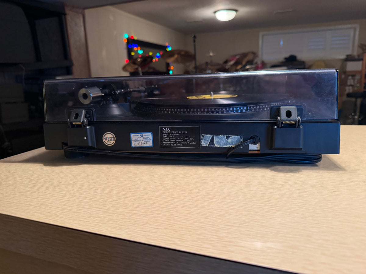 NEC Authentic Series AUP-6500E Direct Drive Turntable Fresh Service Works Great!