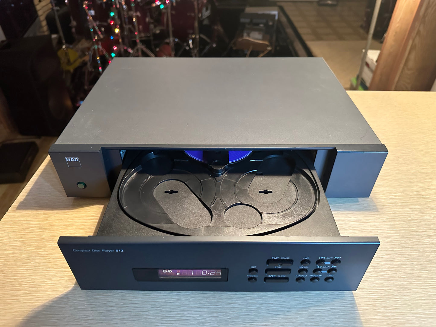 NAD 513 Compact Disc Player Very Rare! 3 CD Carousel Fully Serviced Working Well