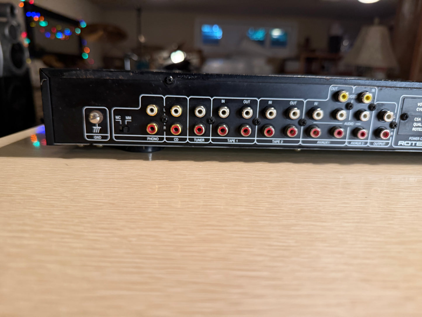 Vintage ROTEL RC-850 PREAMPLIFIER High Fidelity Rare *SERVICED*  WORKS Great🎶