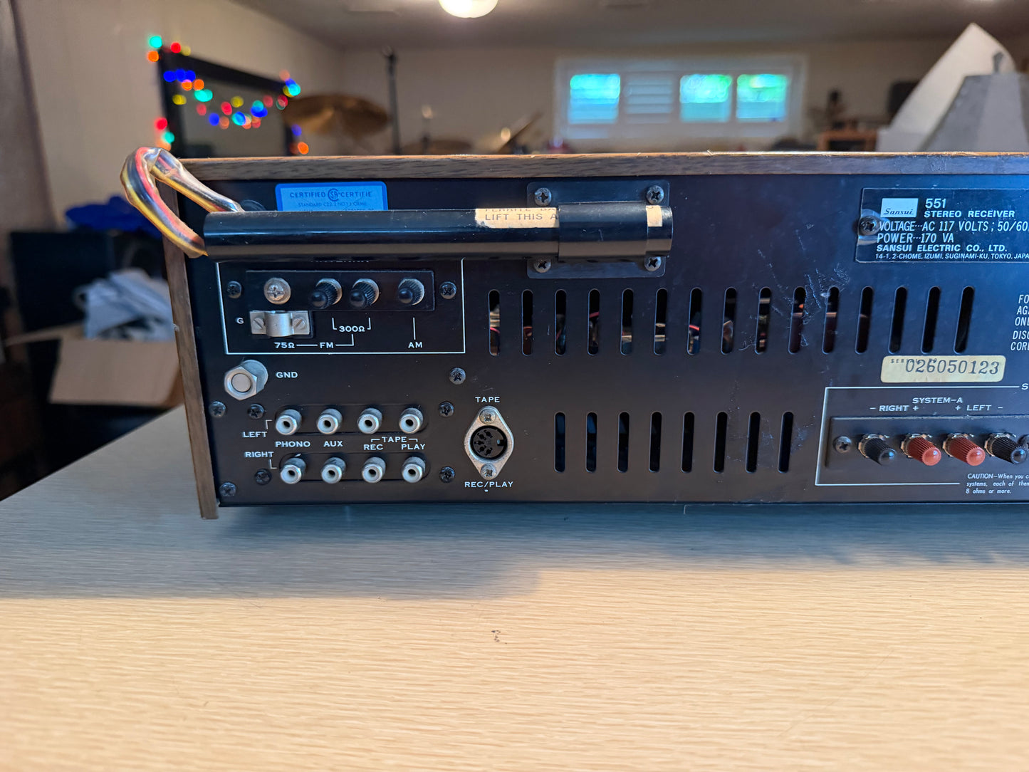 Sansui 551 Stereo Receiver - 1974 Vintage Full Fresh Service Crisp Sound Wow🔥🎶