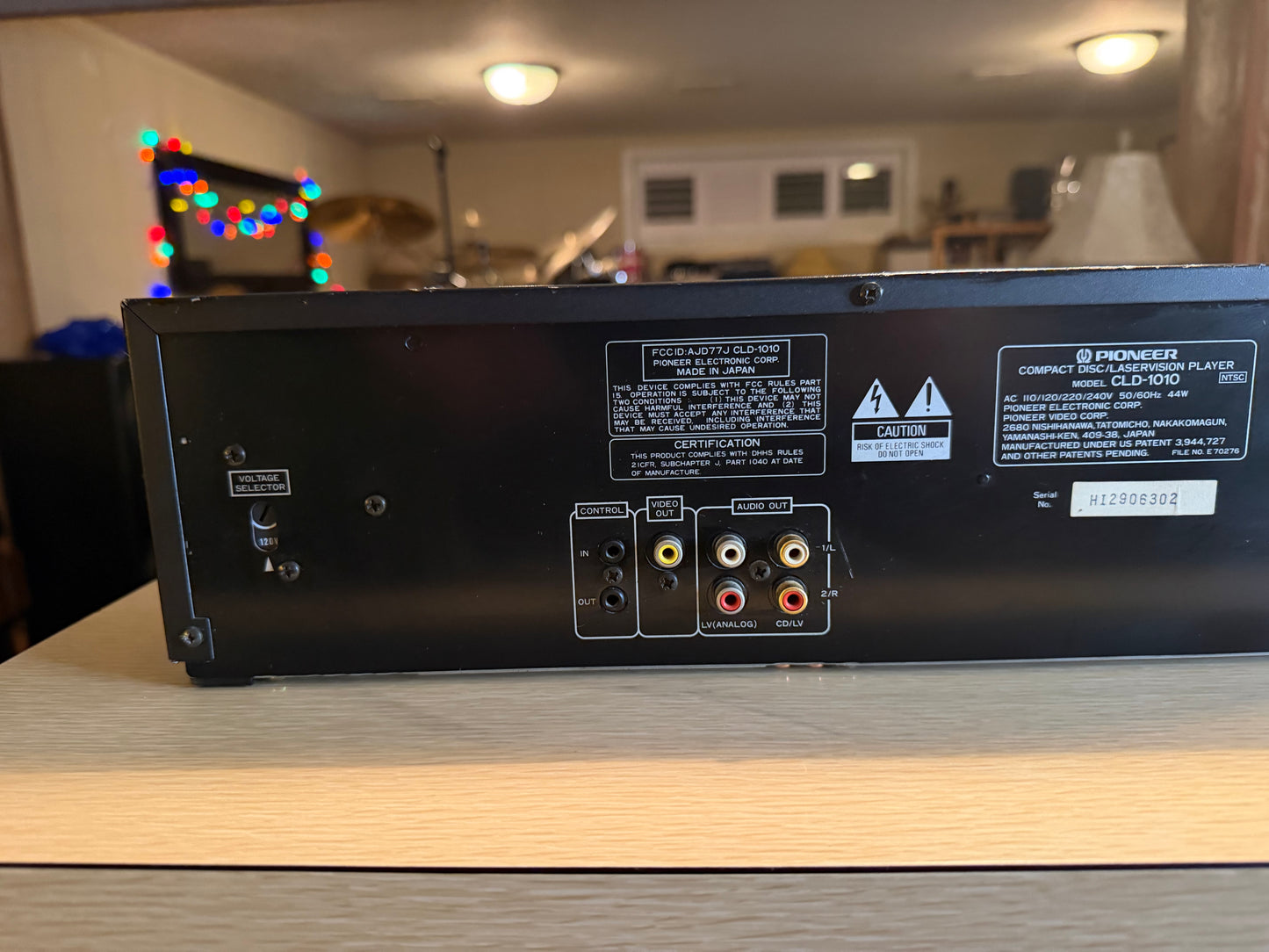 Pioneer CLD-1010 High Fidelity Laserdisc Player Serviced With Remote Very Rare🔥