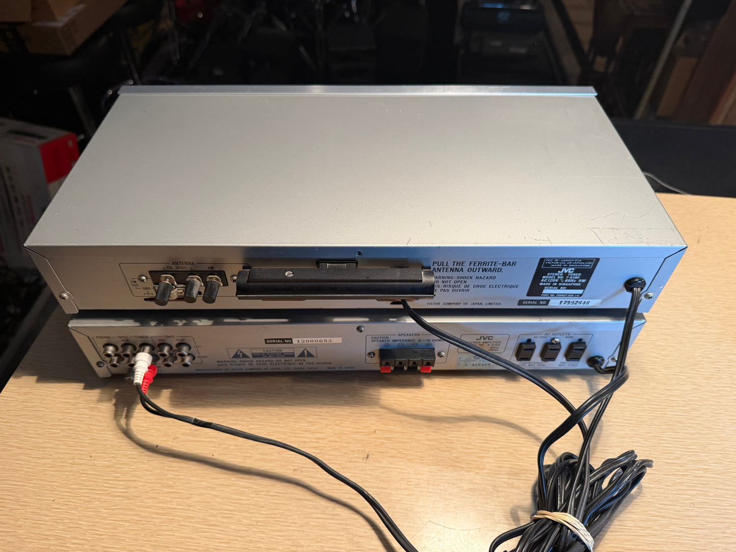 JVC K‑100 + T‑K100 Matching Components | Serviced | Clean | Working