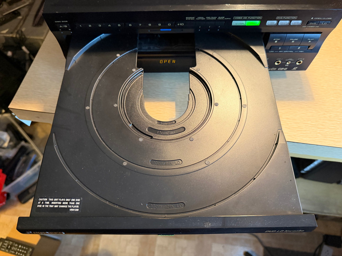 Pioneer Laser Disc DVL-V888 Dvd Cd Ld PLAYER Karaoke Tested Works Rare Beast🔥
