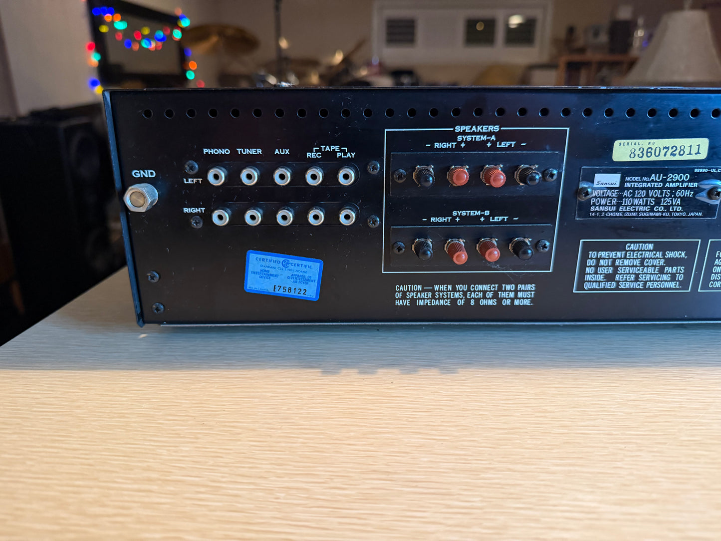 Sansui AU 2900 Intregrated Amp MM Phono Stage FULL FRESH SERVICING RARE CRISP🎶