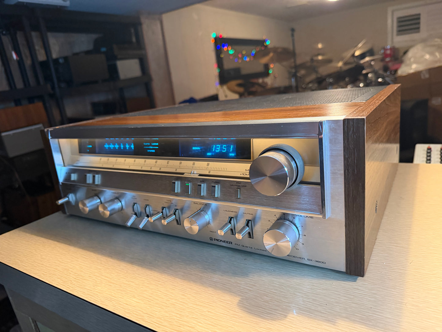 Vintage Pioneer SX-3800 Receiver Amplifier Beautiful Shape Full FRESH Servicing!