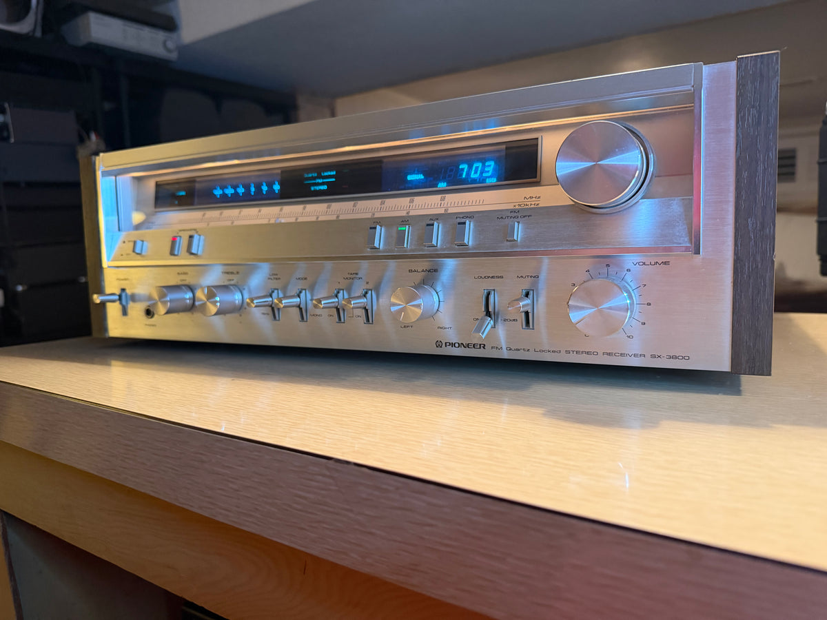 Vintage Pioneer SX-3800 Receiver Amplifier Near Mint FRESH Servicing Recapped🎶