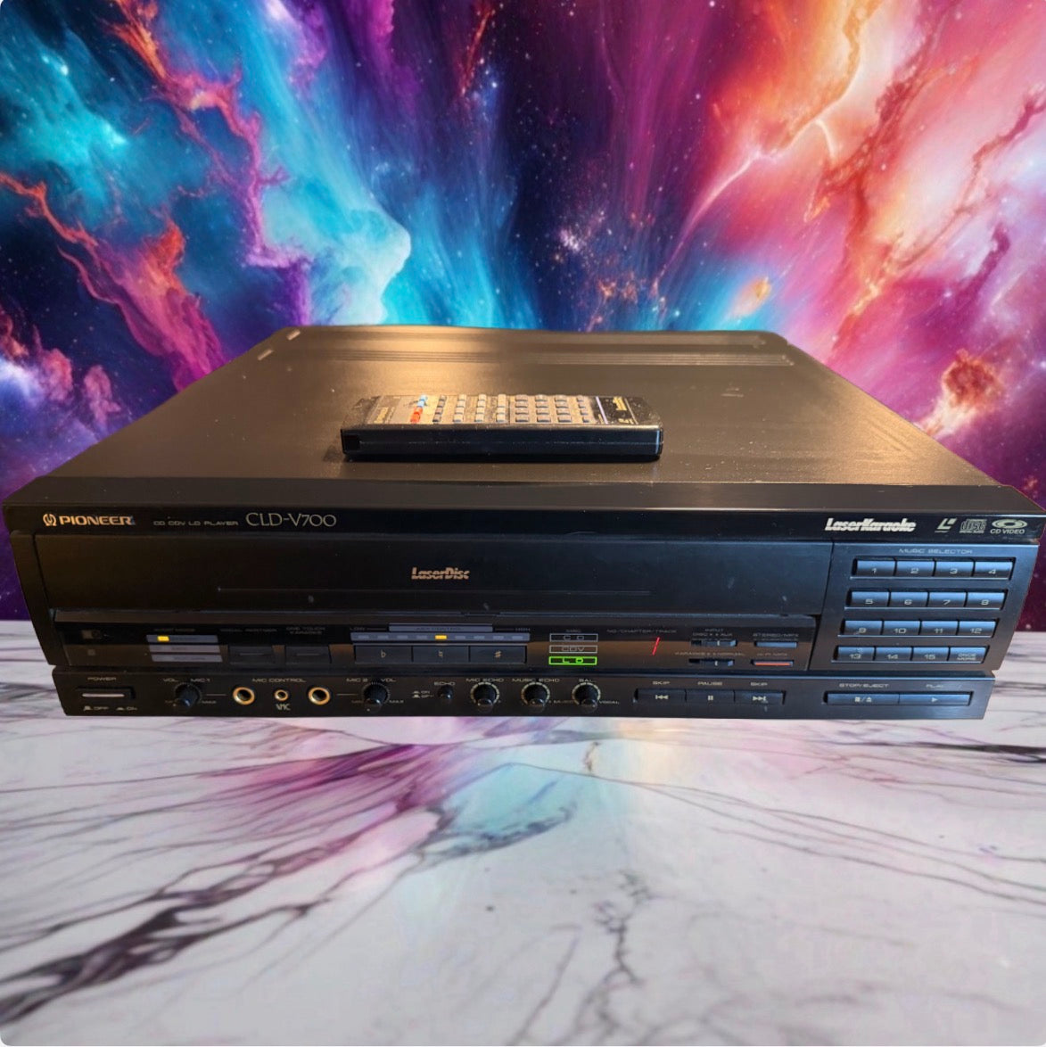 Pioneer CLD-V700 Cd Cdv Ld Laserdisc Karaoke Player Near Mint With Remote Works!