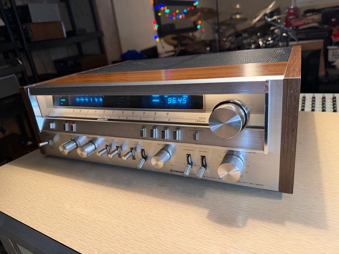 Vintage Pioneer SX-3800 Receiver Amplifier Beautiful Shape Full FRESH Servicing!