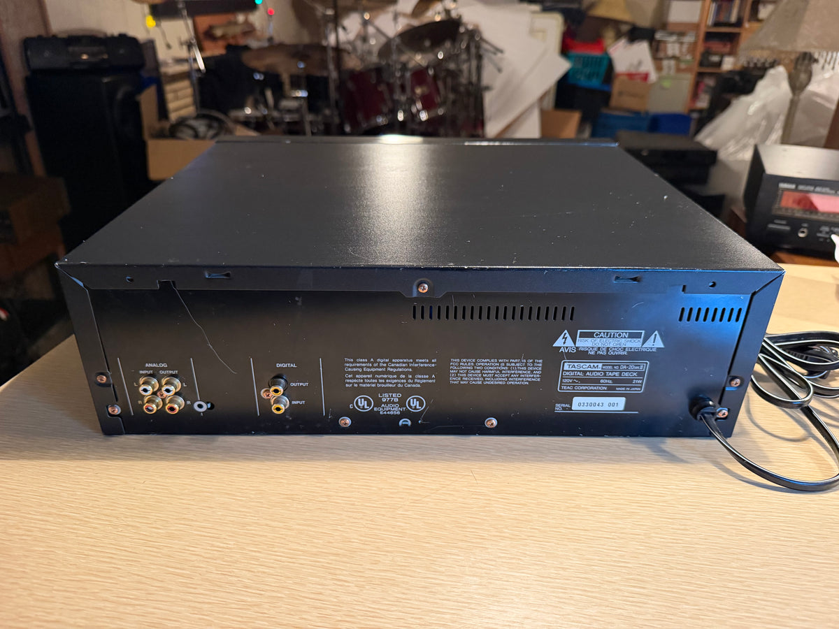 TASCAM DA-20 MKII Professional DAT Recorder | Full Fresh Service Rare Beauty🔥🎶
