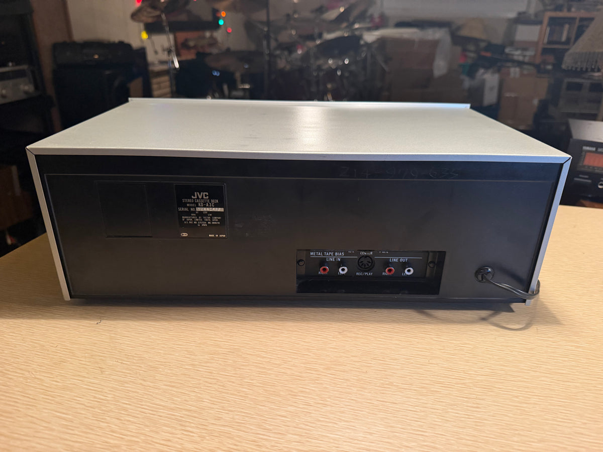JVC KD‑A3 Stereo Cassette Deck Tape Super ANRS High‑Fidelity Fresh Service 🔥🎶