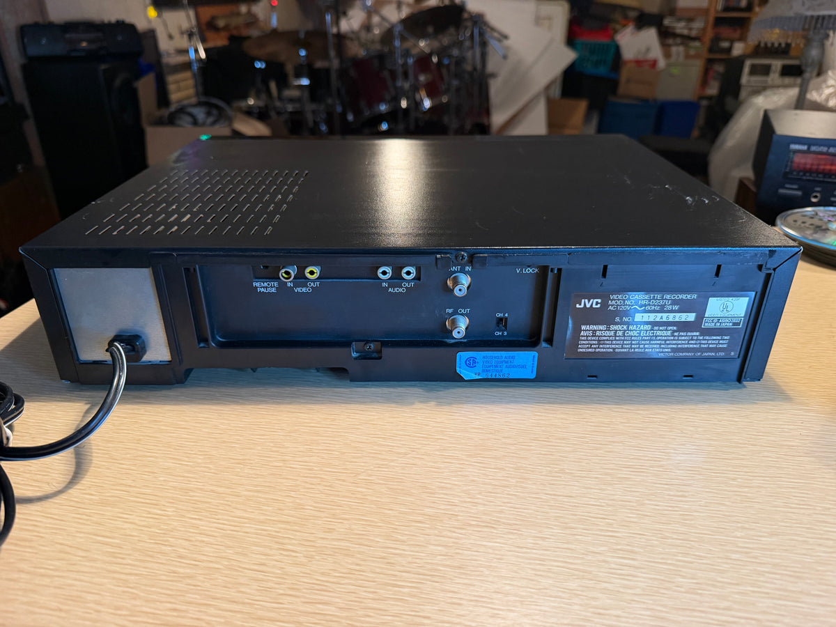 JVC HR-D237U 4-Head VHS VCR Player Recorder Tested Working Remote Bundle Rare🔥