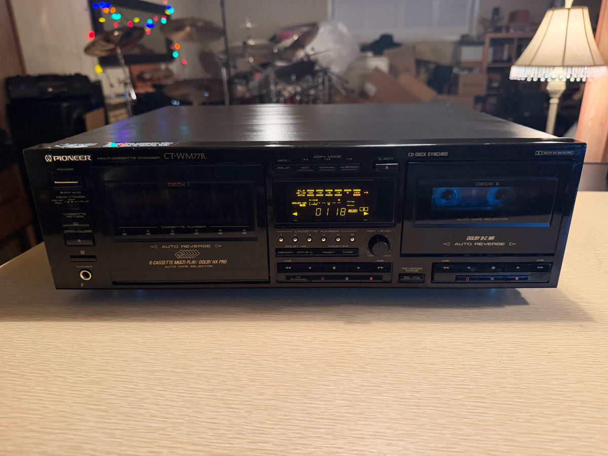 Pioneer CT-WM77R 6+1 Multi Cassette Changer: Extremely Rare Fresh Pro Service🔥