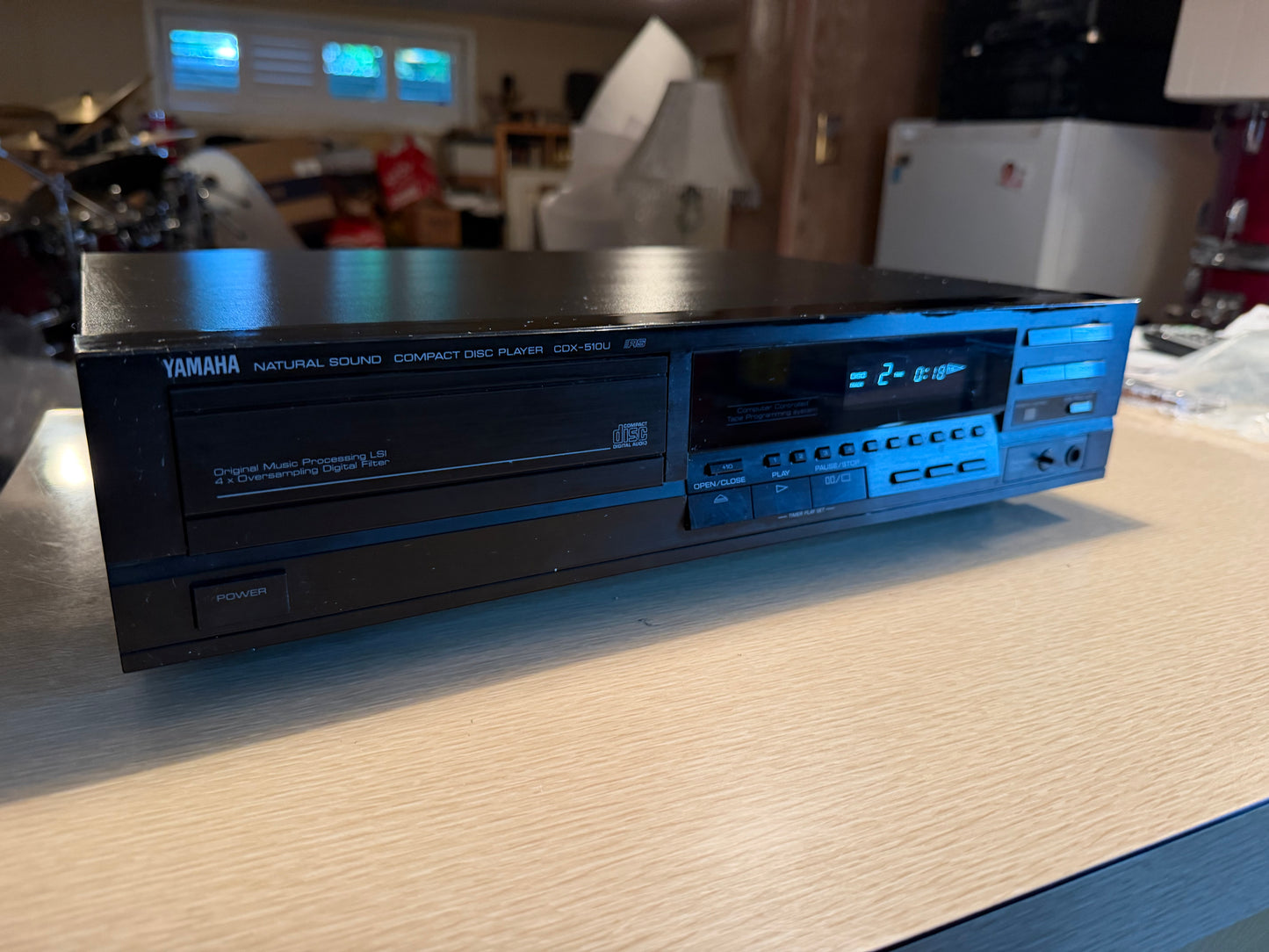 Yamaha CDX-510U Natural Sound Compact Disc Player Freshly Serviced Sounds Crisp!