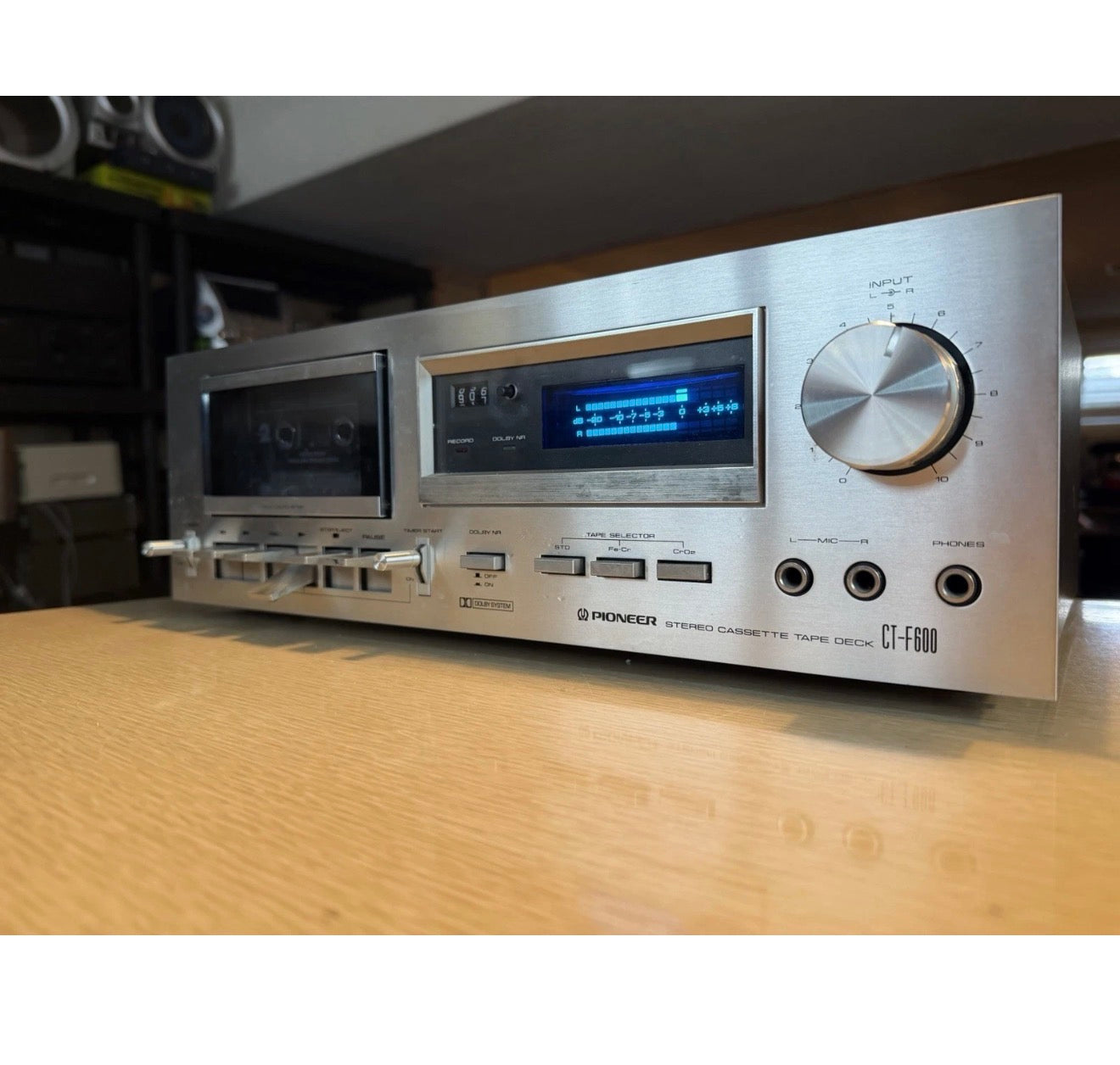 SERVICED PIONEER CT-F600 STEREO CASSETTE TAPE DECK GREAT CONDITION BEAUTY🎶🔥