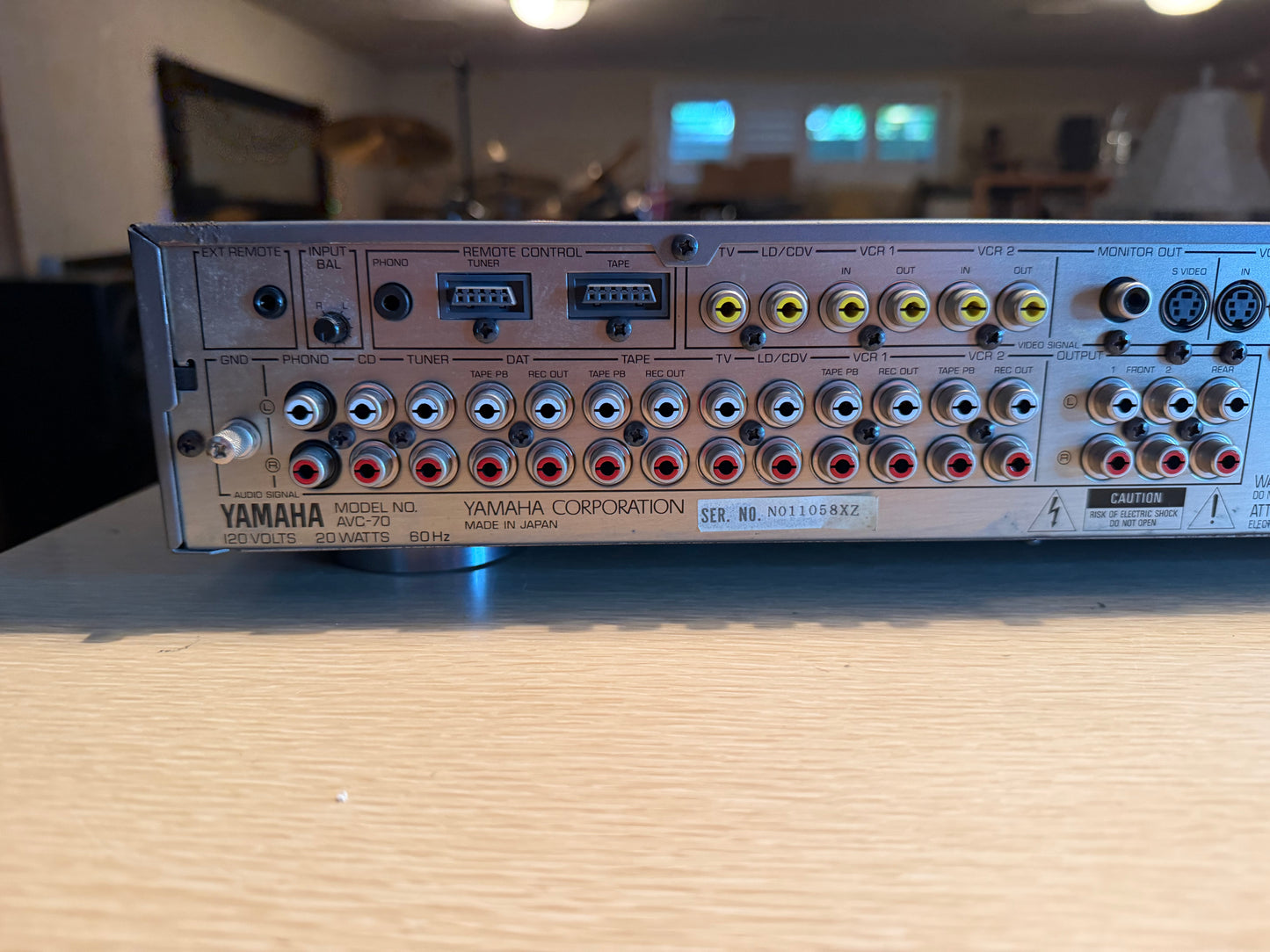 Yamaha AVC-70 Pre-Amp With Remote Control Excellent FRESHLY Serviced High End🎶