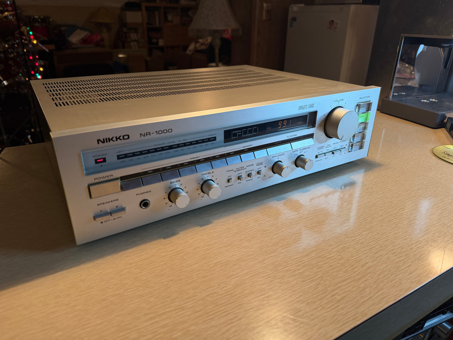 Nikko NR-1000 Quartz Lock AM/FM Receiver EXCELLENT SHAPE FULL FRESH SERVICE 🔥