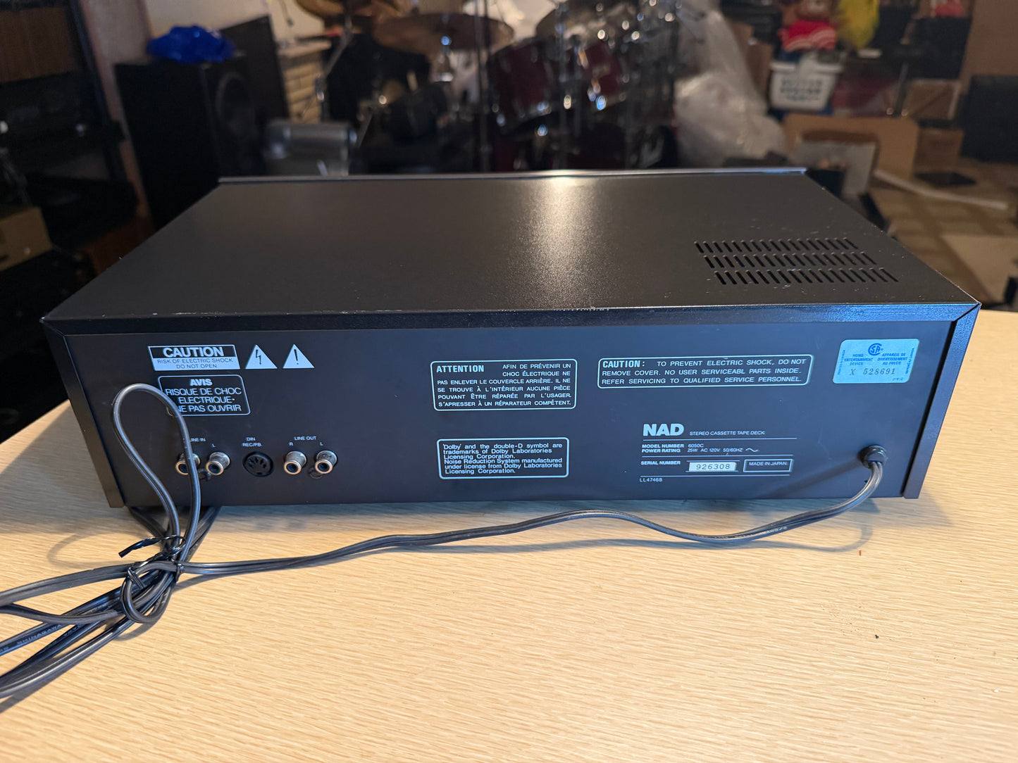 NAD 6050C High Fidelity Audiophile Cassette Deck Near Mint Fresh Servicing🔥🎶